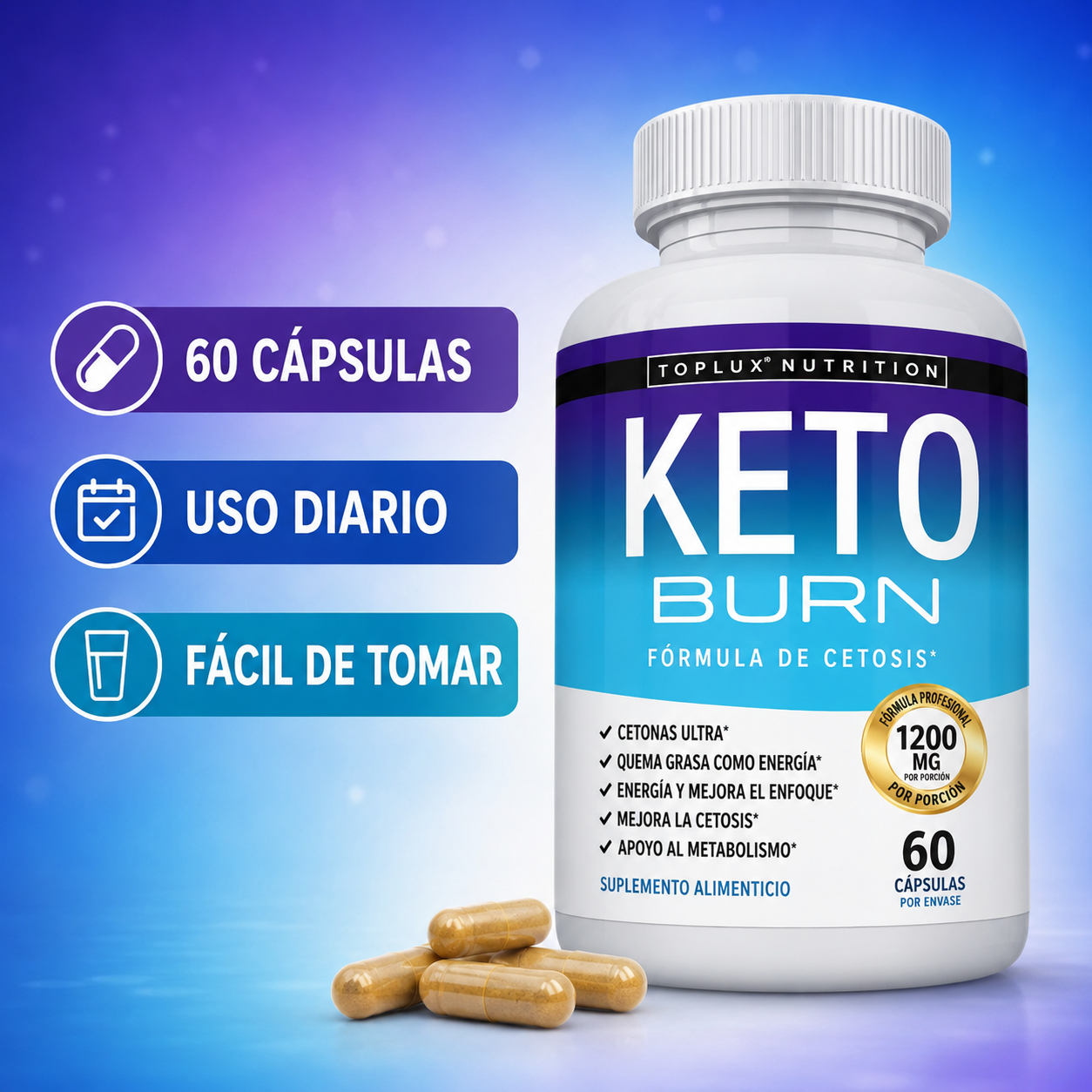 KETO BURN suplemento Dietetico
