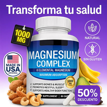 Magnesio Complex™ 8 en 1 💊 100% Original de EE.UU + Envío Gratis
