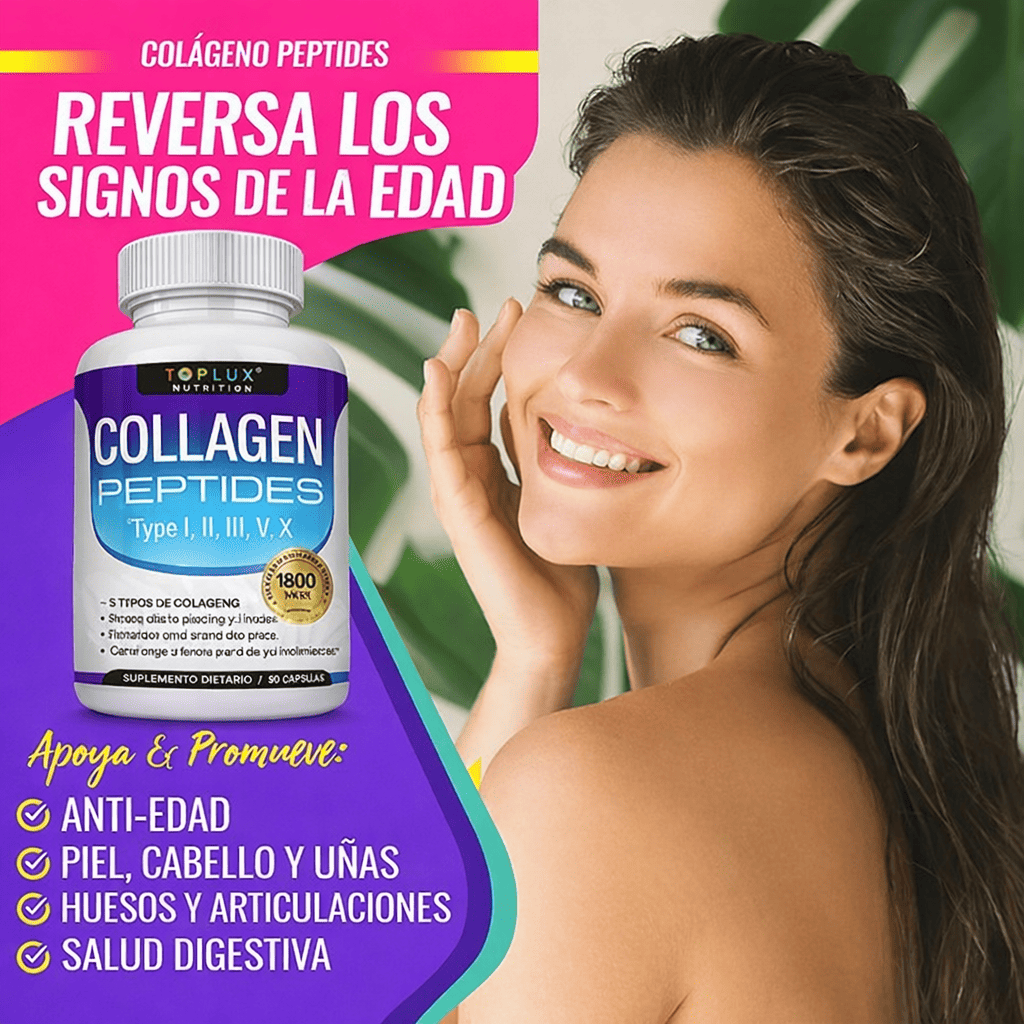 Toplux Multi Colágeno 1800mg 90 Cápsulas