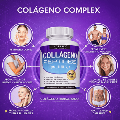 Toplux Multi Colágeno 1800mg 90 Cápsulas