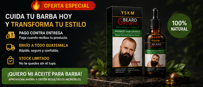 Aceite de Crecimiento y suavizante para Barba