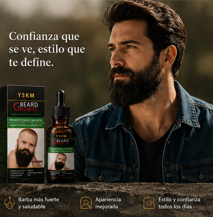 Aceite de Crecimiento y suavizante para Barba