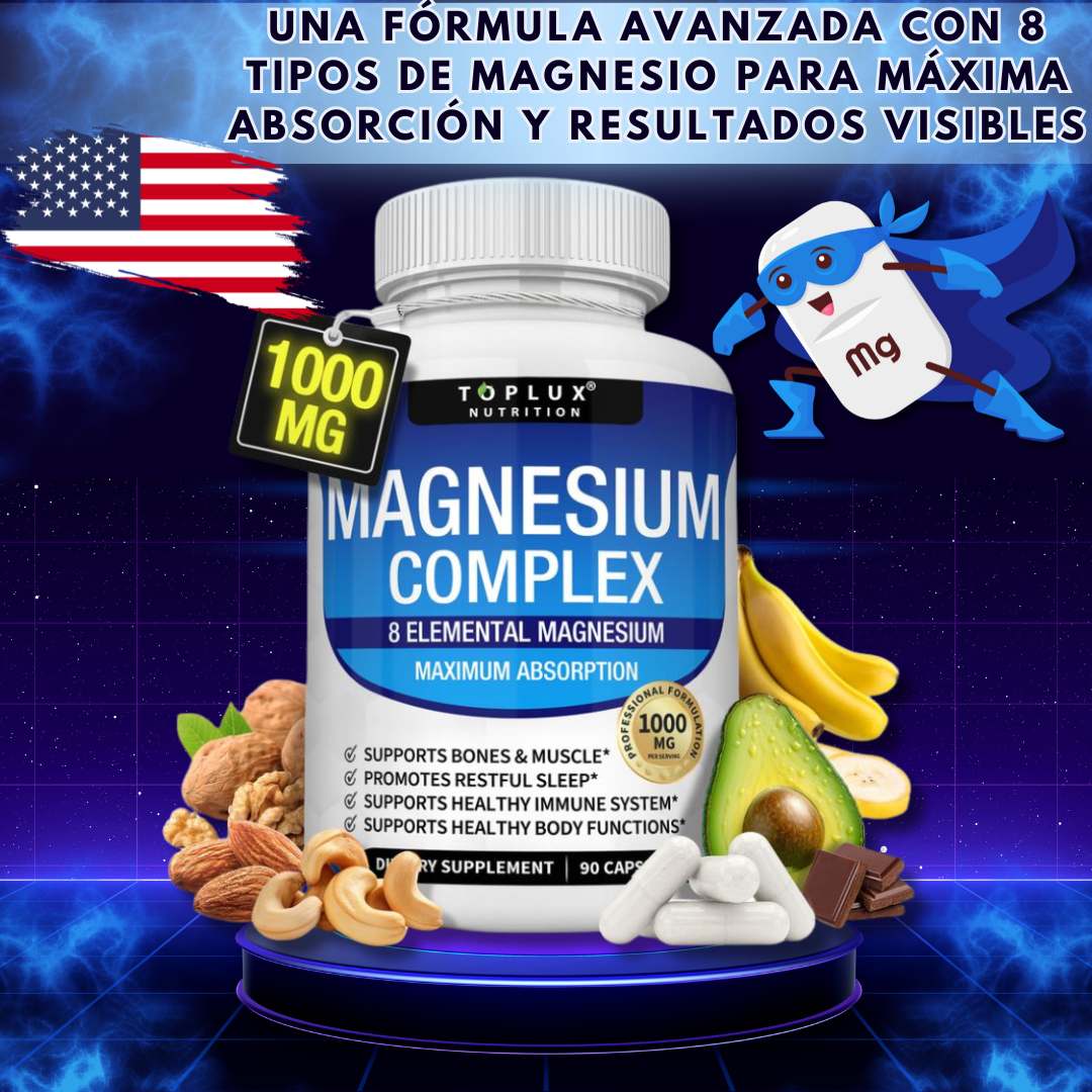 Magnesio Complex™ 8 en 1 💊 100% Original de EE.UU + Envío Gratis