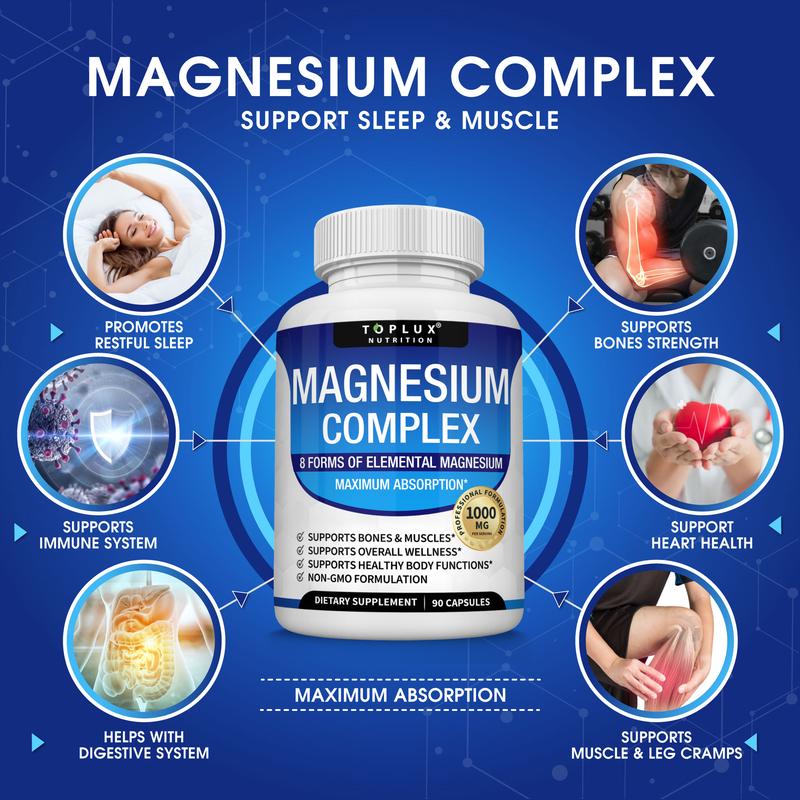 Magnesio Complex™ 8 en 1 💊 100% Original de EE.UU + Envío Gratis