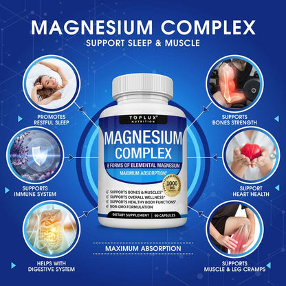 Magnesio Complex™ 8 en 1 💊 100% Original de EE.UU + Envío Gratis